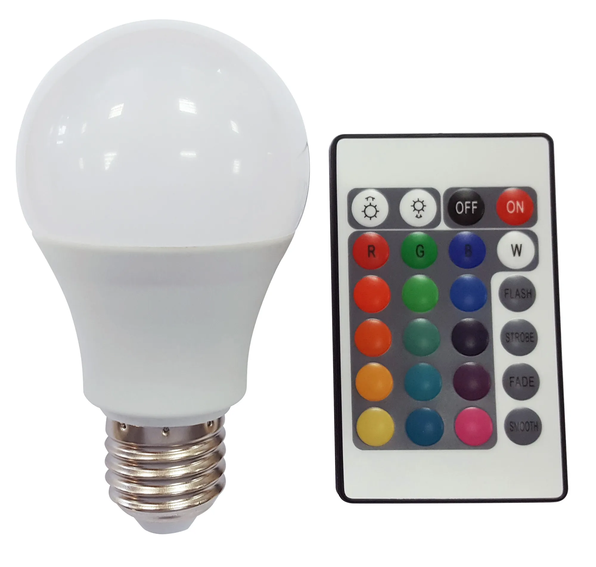 R00141  LED GLS E27 RGB Remote Control